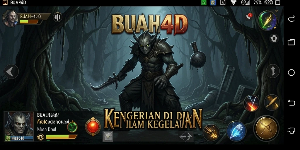 Tangkapan layar menampilkan aksi menakutkan di BUAH4D dengan suasana yang mencekam.