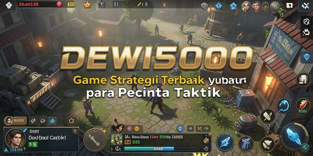 Screenshot menunjukkan aksi mendebarkan dalam gameplay strategi.