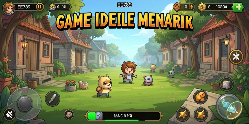 Gameplay utama EE789 yang menampilkan manajemen sumber daya otomatis.