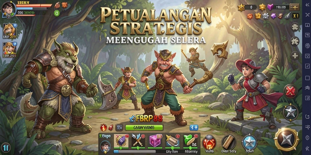 Gameplay FBRP88 yang menantang dalam strategi SLG.