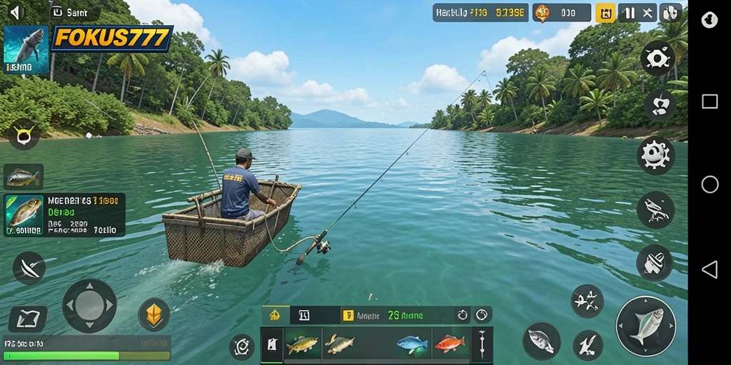 Tangkapan ikan besar dalam gameplay FOKUS777 yang seru.