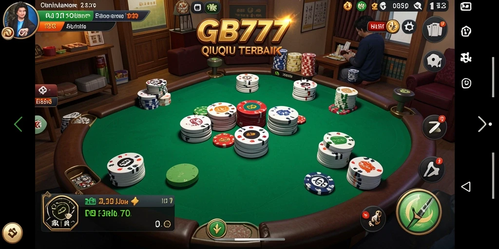 Tampilan gameplay seru dalam GB777 QiuQiu.