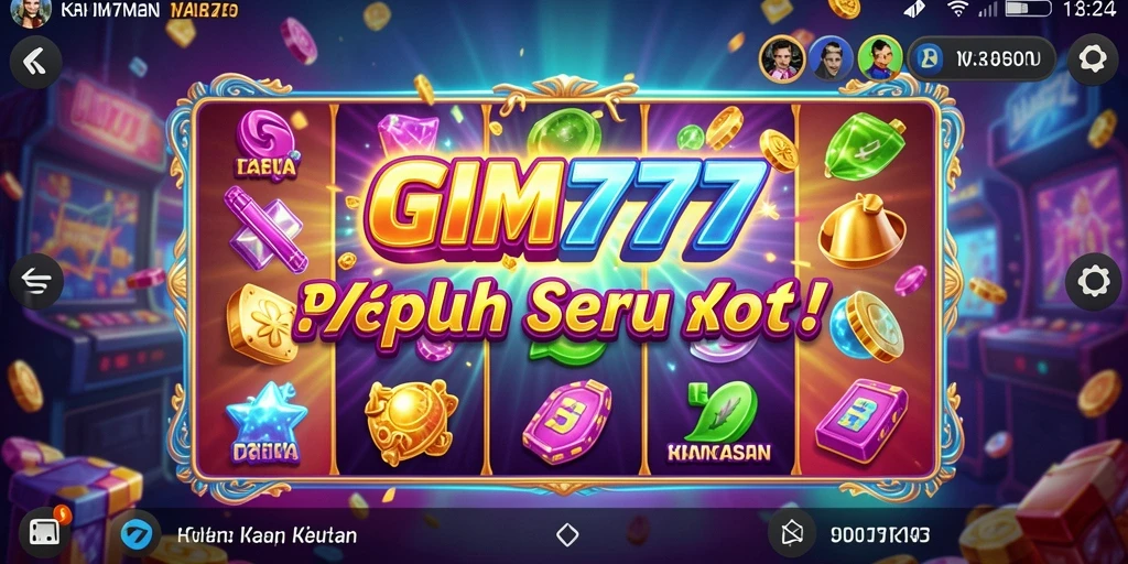 Gameplay seru dalam permainan Slot GIM777 dengan tema beragam.