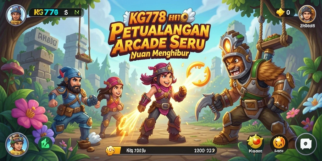 Screenshot gameplay yang menampilkan serunya bermain Arcade.