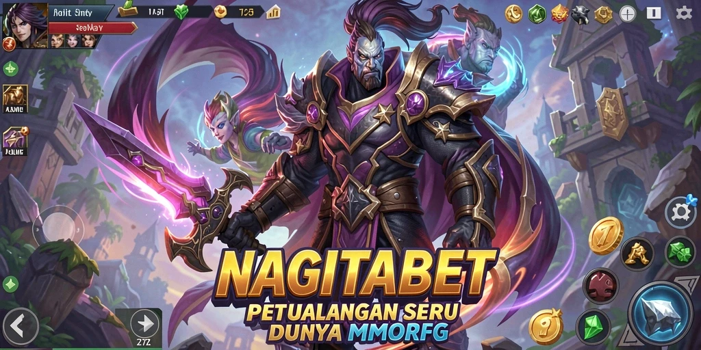 Screenshot gameplay NAGITABET yang menampilkan aksi seru dalam petualangan MMORPG.