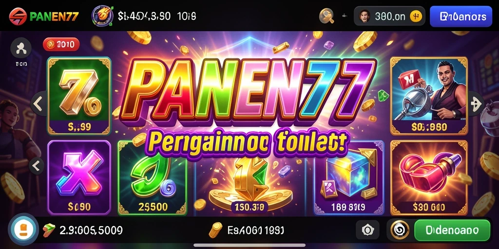 Tampilan gameplay menarik dari PANEN77 yang menggugah selera bermain.