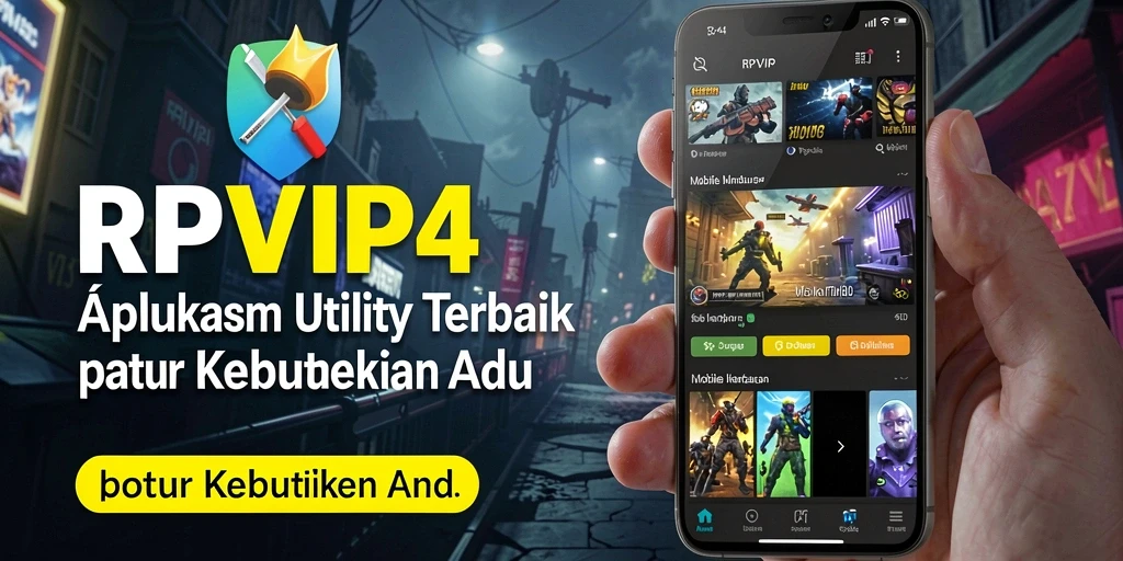 Tampilan antarmuka aplikasi Utility RPVIP4 yang user-friendly.