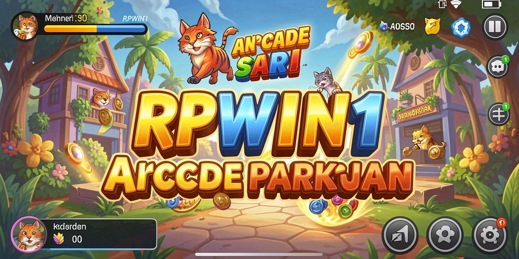 Tampilan gameplay RPWIN1 yang memukau dengan aksi arcade yang seru.