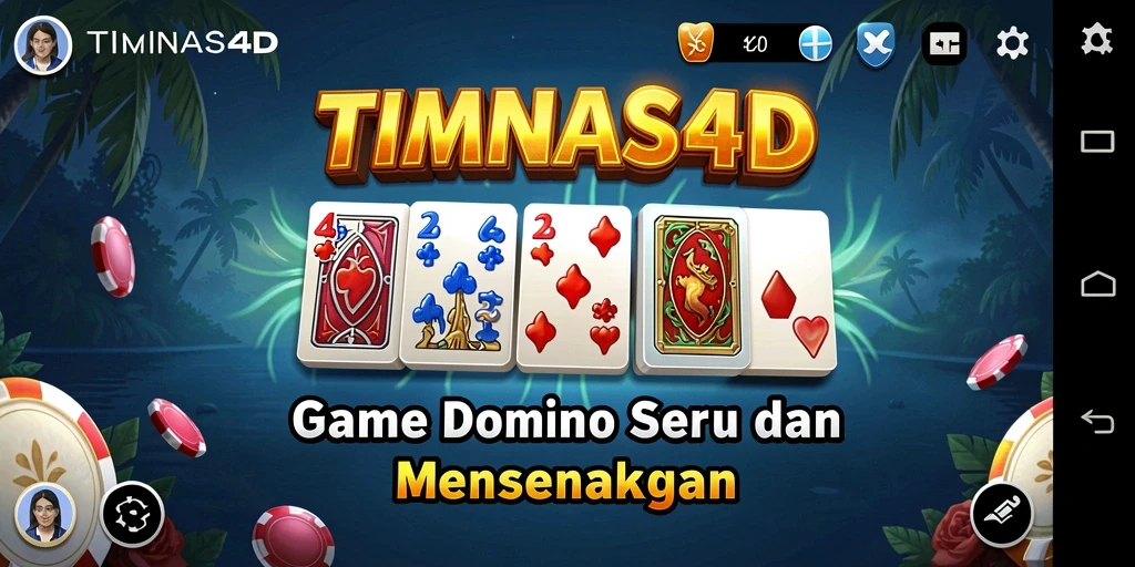 Tampilan gameplay menarik dari TIMNAS4D dengan berbagai fitur menyeru.