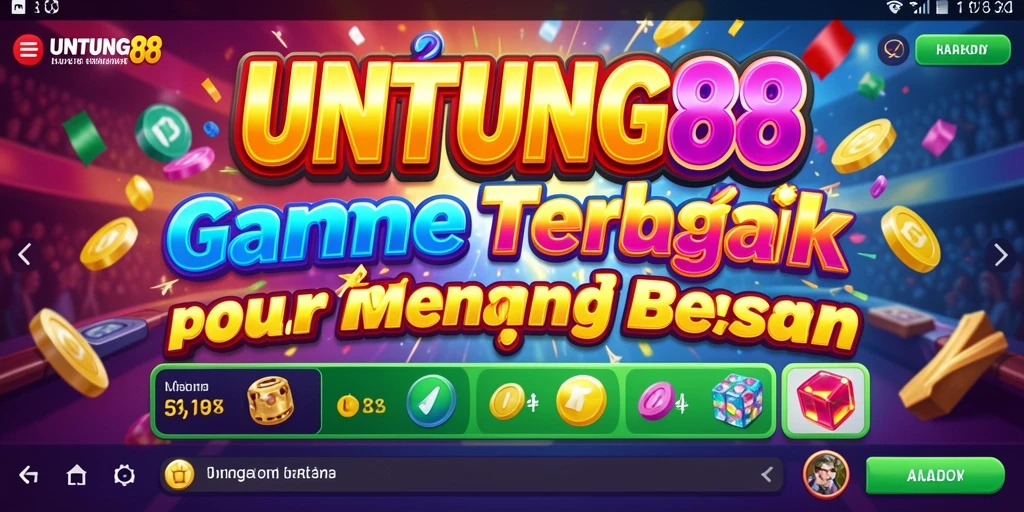 Tampilan gameplay UNTUNG88 yang menarik dan penuh warna.