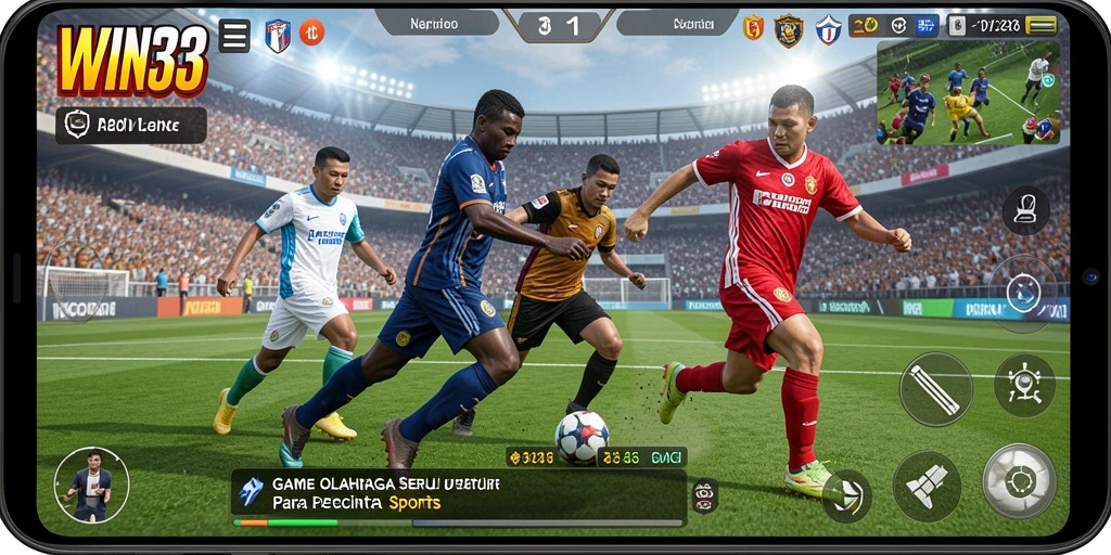 Tampilan olahraga yang mendebarkan dan penuh aksi di WIN33.